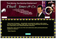 Tablet Screenshot of chuckjonesmagic.com